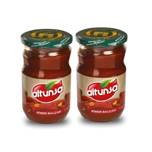 Altunsa Acılı Biber Salçası 650 Gr x 2 Adet - Altunsa