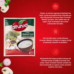 Altunsa Hazır Çorba Kremalı Mantarlı 60 Gr - 4