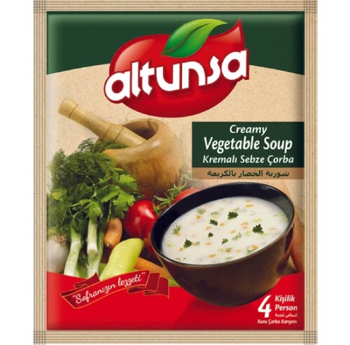 Altunsa Hazır Çorba Kremalı Sebze 60 Gr 