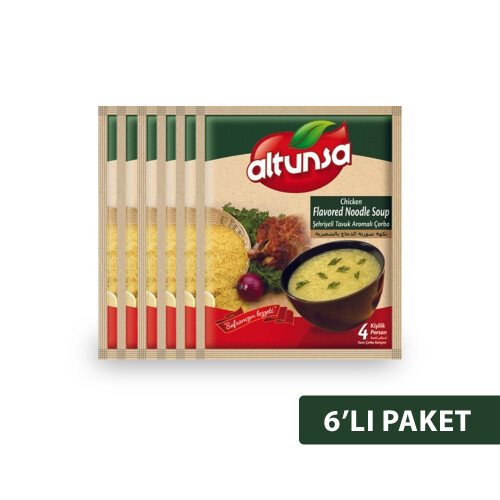 Altunsa Hazır Çorba Şehriyeli Tavuk 6 lı 60 Gr - Altunsa