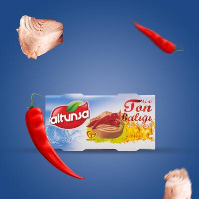 Altunsa Ton Balığı Acılı 2×160 Gr - 1