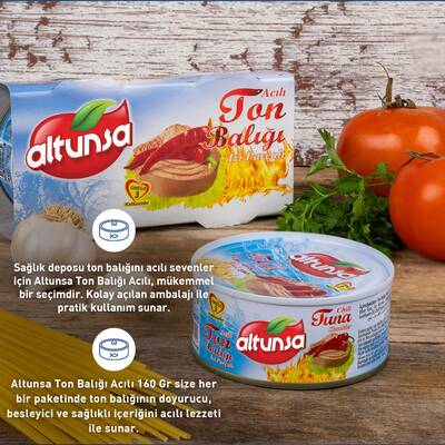 Altunsa Ton Balığı Acılı 2×160 Gr - 2