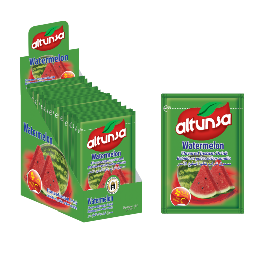 Altunsa Karpuz Aromalı Soğuk Toz İçecek 9 gr X 24 Adet - Altunsa