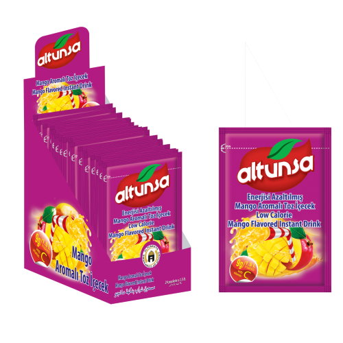 Altunsa Mango Aromalı Soğuk Toz İçecek 9 gr X 24 Adet 