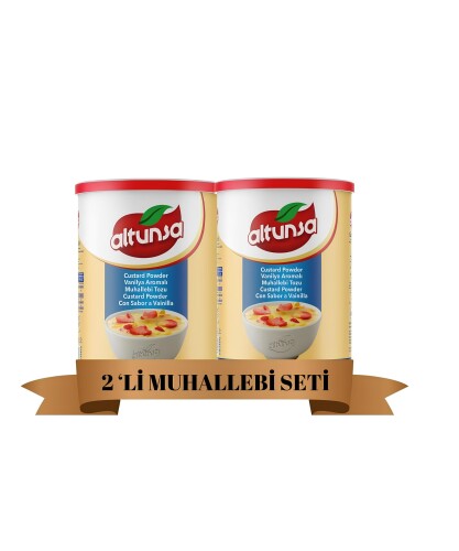 Altunsa Vanilya Aromalı Muhallebi Tozu 250 gr x 2 Adet - Altunsa