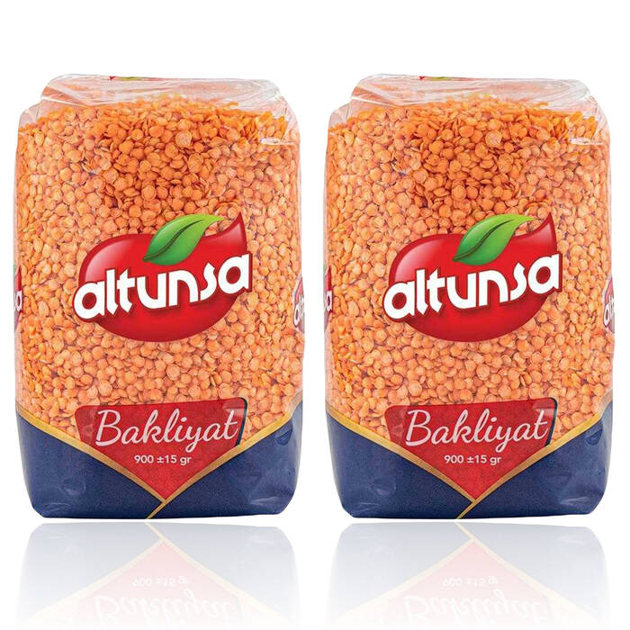 Altunsa Yerli Kırmızı Mercimek 900 G x 2 Adet - 1