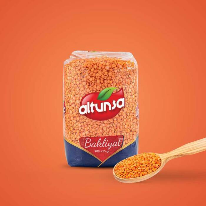 Altunsa Yerli Kırmızı Mercimek 900 G x 5 Adet - 4