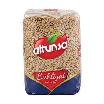 Altunsa Yerli Yeşil Mercimek 900 G - 1