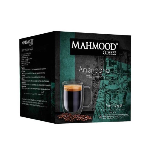Mahmood Coffee Dolce Gusto Americano Kapsül Kahve 16 Adet X 7 gr ve Fincan - 2