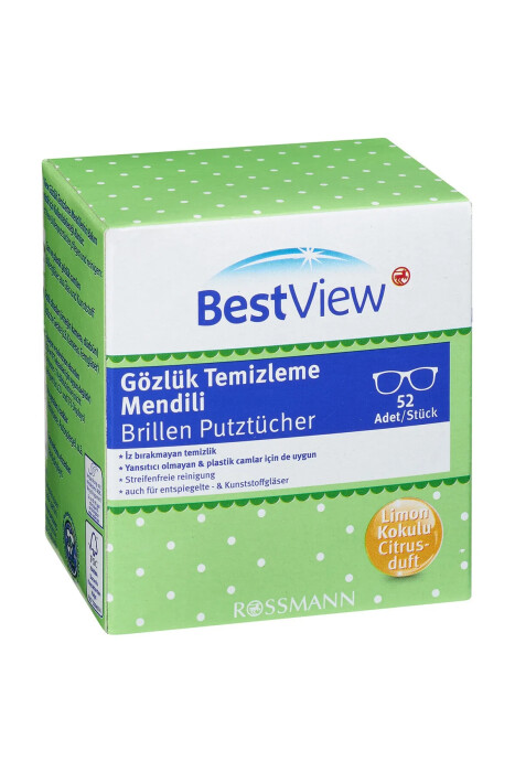 Bestview Gözlük Temizleme Mendili 52 li - Rossmann