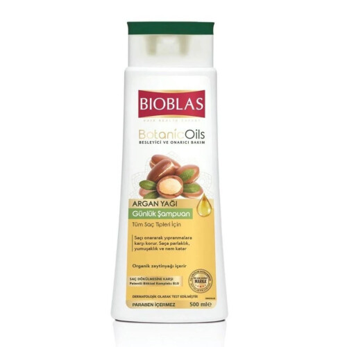 Bioblas Botanic Oils Argan Yağlı Günlük Şampuan 500 ml - Bioblas