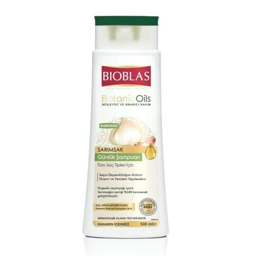 Bioblas Botanic Oils Kokusuz Sarımsaklı Günlük Şampuan 500 ml - Bioblas