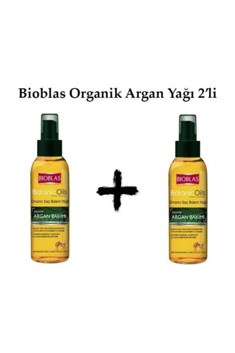Bioblas Saç Onarıcı Argan Yağı 100 ml 2 Adet - 1