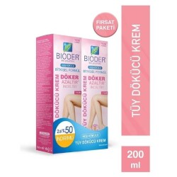 Bioder Tüy Dökücü Krem Tüy Azaltıcı Etkili 2x100 ml - Bioder