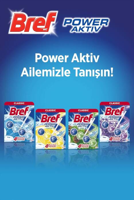 Bref WC Power Aktiv Çam Klozet Temizleme Topları (1 x 1 Adet) - 5