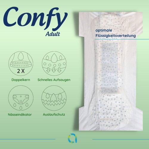 Confy Adult Yetişkin Bez Straight Large Jumbo 30'lu - 4