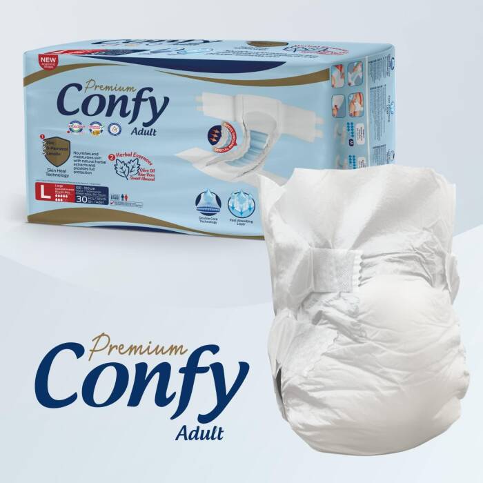 Confy Adult Yetişkin Bezi Large 30'lu - 3