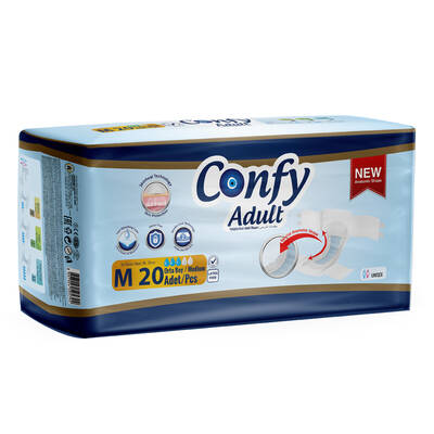 Confy Adult Yetişkin Bezi Medium 20'li - 1