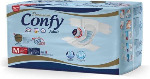 Confy Adult Yetişkin Bezi Medium 30'lu - 2