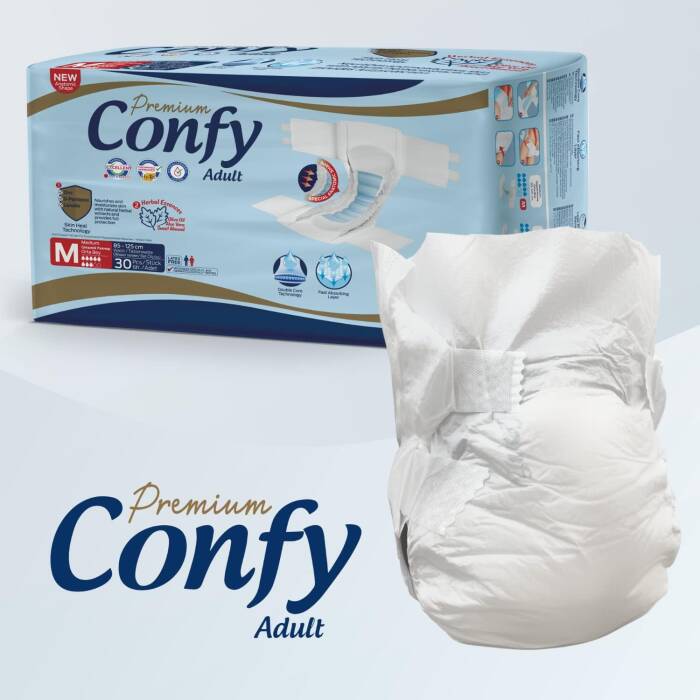 Confy Adult Yetişkin Bezi Medium 30'lu - 3