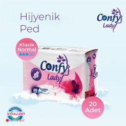 Confy Lady Hijyenik Ped Classic Normal Eko Paket 20 Adet - Confy Lady