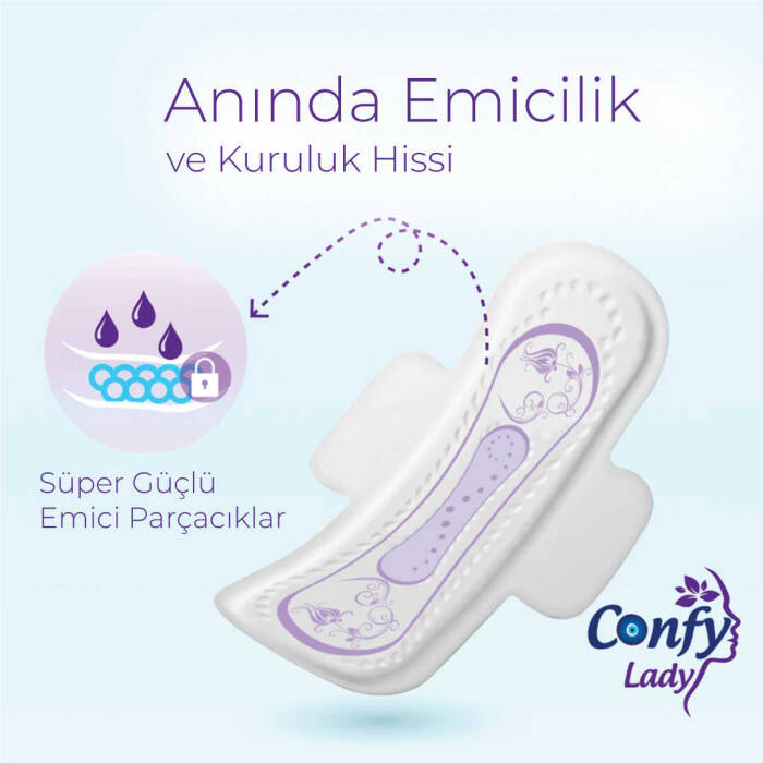 Confy Lady Hijyenik Ped Maxi Normal 10 Adet - 3