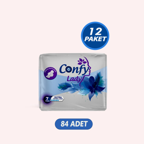 Confy Lady Hijyenik Ped Ultra Extralong 84 Adet - 1