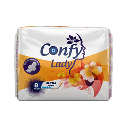 Confy Lady Hijyenik Ped Ultra Long 8 Adet - Confy Lady