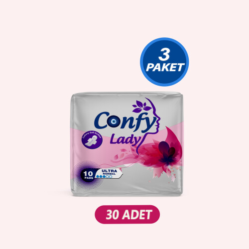 Confy Lady Hijyenik Ped Ultra Normal 30 Adet - Confy Lady