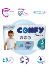 Confy Premium 5 Numara Bebek Bezi Junior 11 - 18 KG 44 Adet - Confy