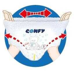 Confy Premium Külot Bebek Bezi 4 Numara Maxi 9 - 14 KG 70 Adet - 6