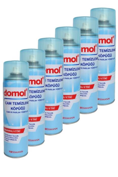 Domol Cam Ve Parlak Yüzeyler İçin Cam Temizleme Köpüğü 500 ml (6 Adet) - 1