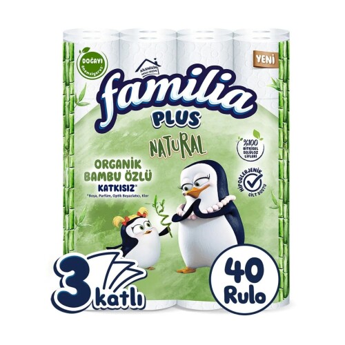 Familia Plus Natural 40 lı Tuvalet Kağıdı - Familia