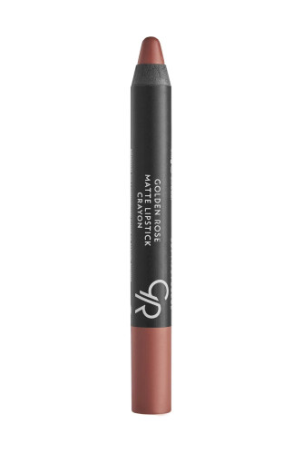 Golden Rose Matte Lipstick Crayon No: 14 Dark Beige - Mat Kalem Ruj - 1