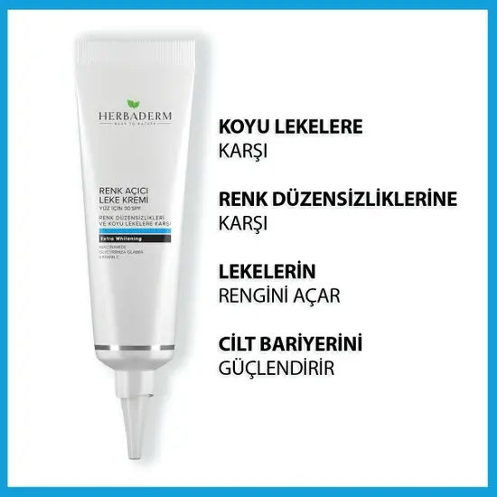 Herbaderm Renk Açıcı Leke Kremi Yüz İçin 55 ml - 2