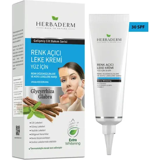 Herbaderm Renk Açıcı Leke Kremi Yüz İçin 55 ml - 5