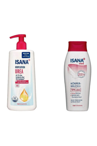 ISANA (%5 Üreli Vücut Losyonu 300 ml %5 Üreli Vücut Sütü 250 ml ) - Rossmann