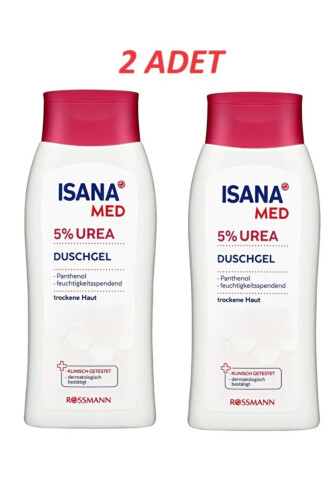 ISANA Med Duş Jeli %5 Üre Nemlendirici 250 ml 2 ADET - Rossmann