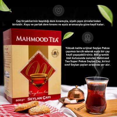 Mahmood Tea Super Pekoe Ithal Seylan Dökme Çayı 800 gr - 4