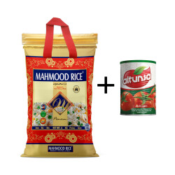 Mahmood Basmati Pirinç 4 kg-Altunsa Domates Salçası 830gr - Mahmood Rice