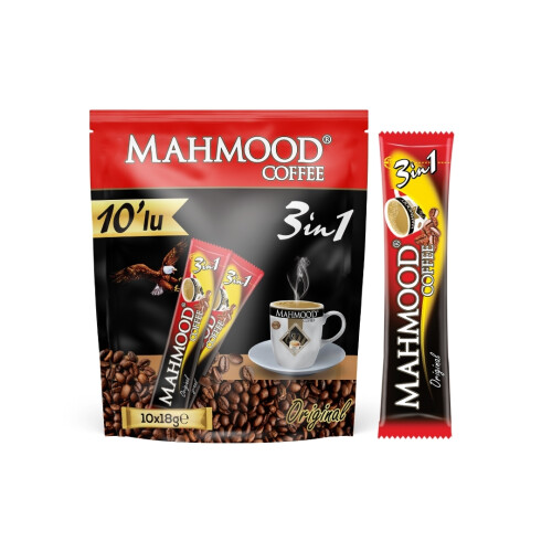 Mahmood Coffee 3'ü 1 Arada 18 gr x 10 Adet - Mahmood Coffee