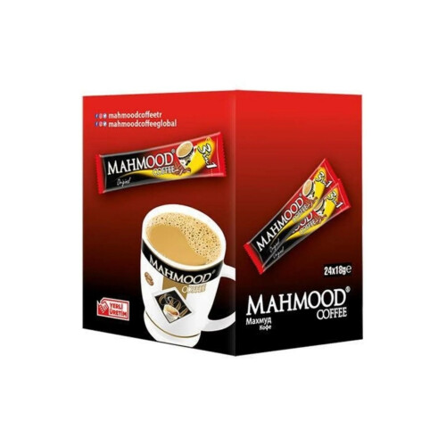 Mahmood Coffee 3'ü 1 Arada Hazır Kahve 24 Adet x 18 Gr 
