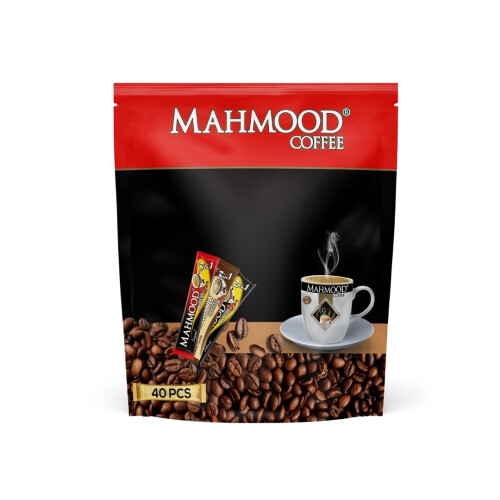  Mahmood Coffee 3 ü 1 Arada Sütlü Köpüklü 40x10gr Küçük Boy Ikramlık Hazır Kahve 