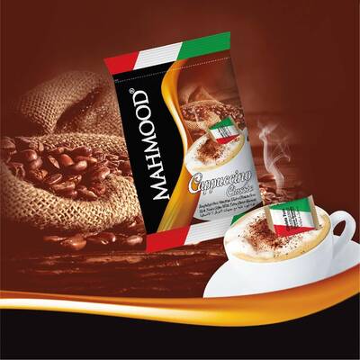 Mahmood Coffee Cappuccino Çikolata Parçacıklı 25gr x 20 adet - 7