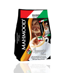 Mahmood Coffee Klasik Choco Granüllü Şekersiz Cappuccino 20 Adet x 13,7 Gr 