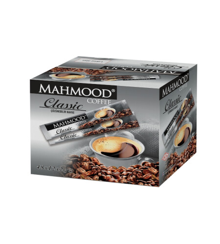 Mahmood Coffee Klasik Hazır Kahve 48 Adet x 2 gr (1 KOLİ - 12'Lİ) 