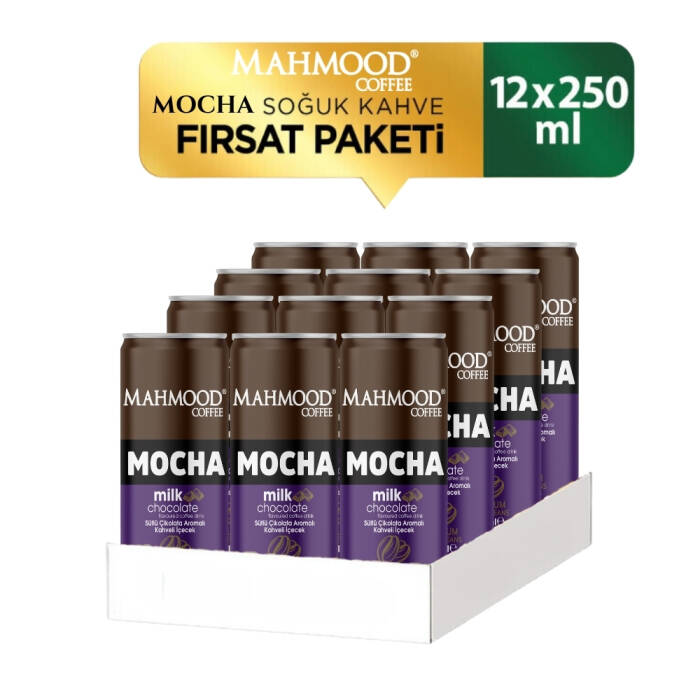 Mahmood Coffee Mocha Soğuk Kahve 250 ml X 12 Adet - 4