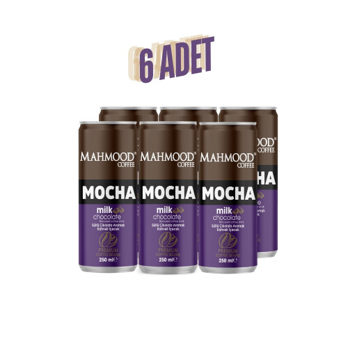 Mahmood Coffee Mocha ve Latte 250 ml Soğuk Kahve Seti - 12 Adet (6 Mocha + 6 Latte) - 2