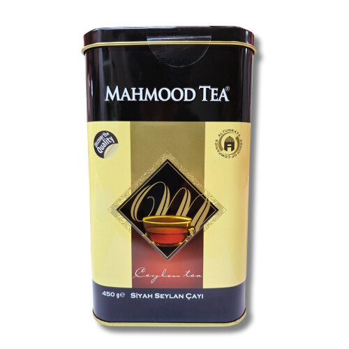 Mahmood Tea Ithal Saf Seylan Siyah Dökme Çay Teneke Kutu 450 gr - Mahmood Tea