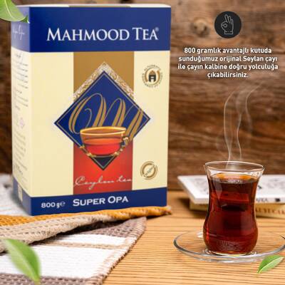 Mahmood Tea Super Opa Ithal Seylan Sri Lanka Ceylon Dökme Çayı 800 gr - 4